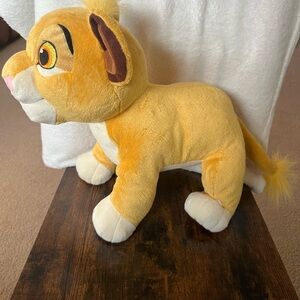 Plush Lion Toy - Yellow Disney DISNEY STORE -THE LION KING SIMBA PLUSH TOY 12"